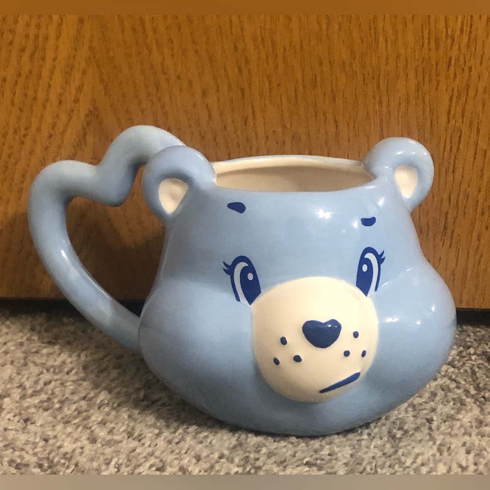 Care Bears Grumpy Bear Blue Sculptural Mug